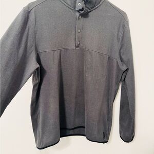 Men’s Grey Fleece Activewear Pullover